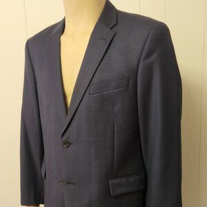 blue wool suit 42S men's Tommy Hilfiger 2 pc